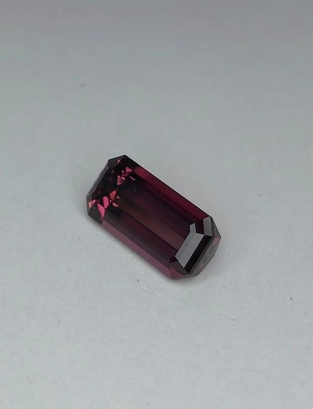 7.99ct Natural Tourmaline Emerald Cut Faceted Loose Gemstone From Afghanistan — view 1